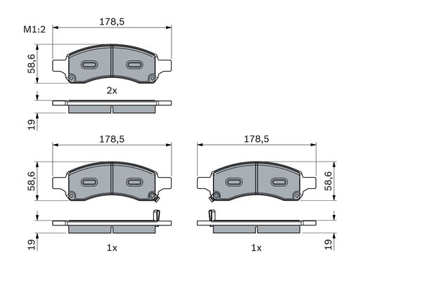 Bosch Remblokset 0 986 494 966