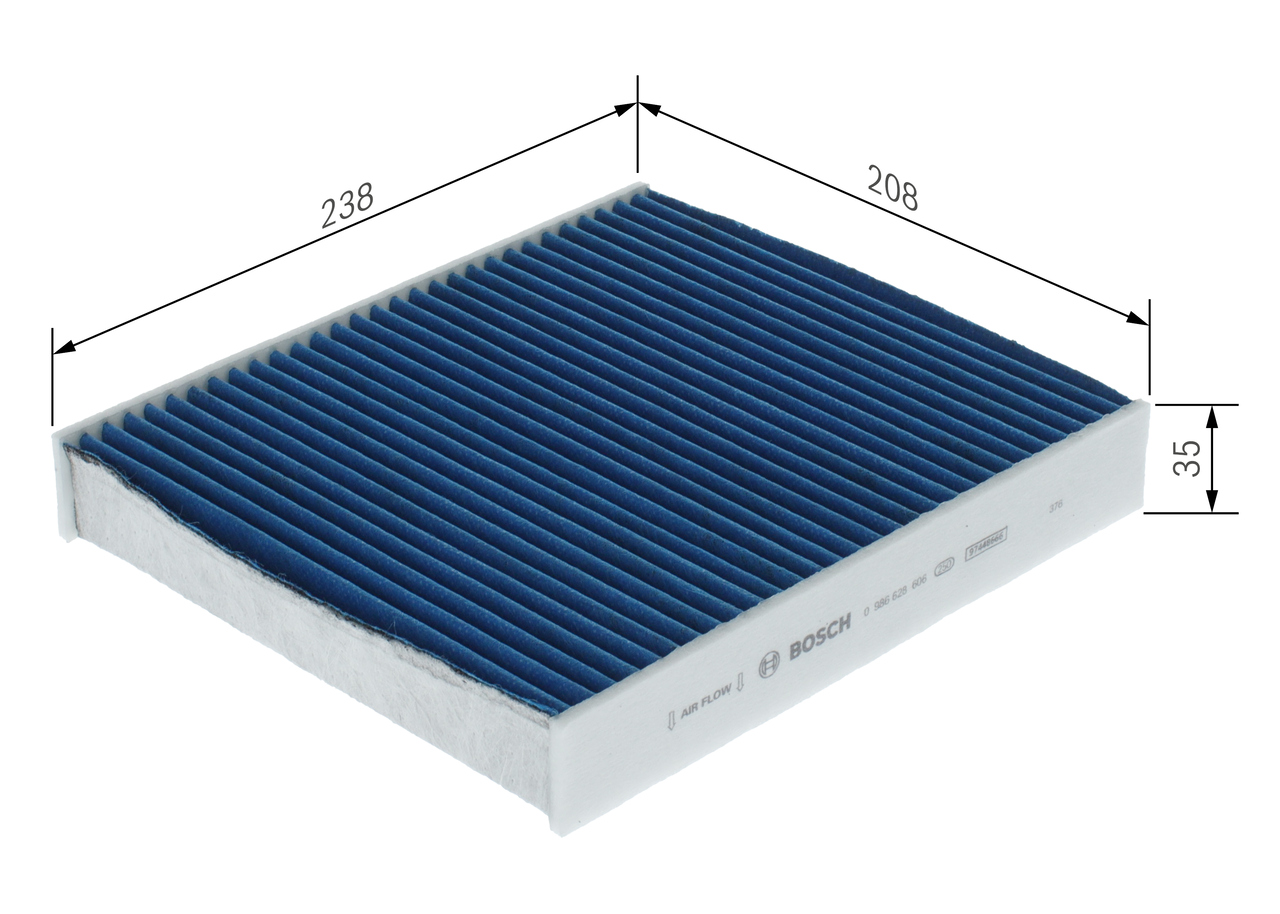 Bosch Interieurfilter 0 986 628 606