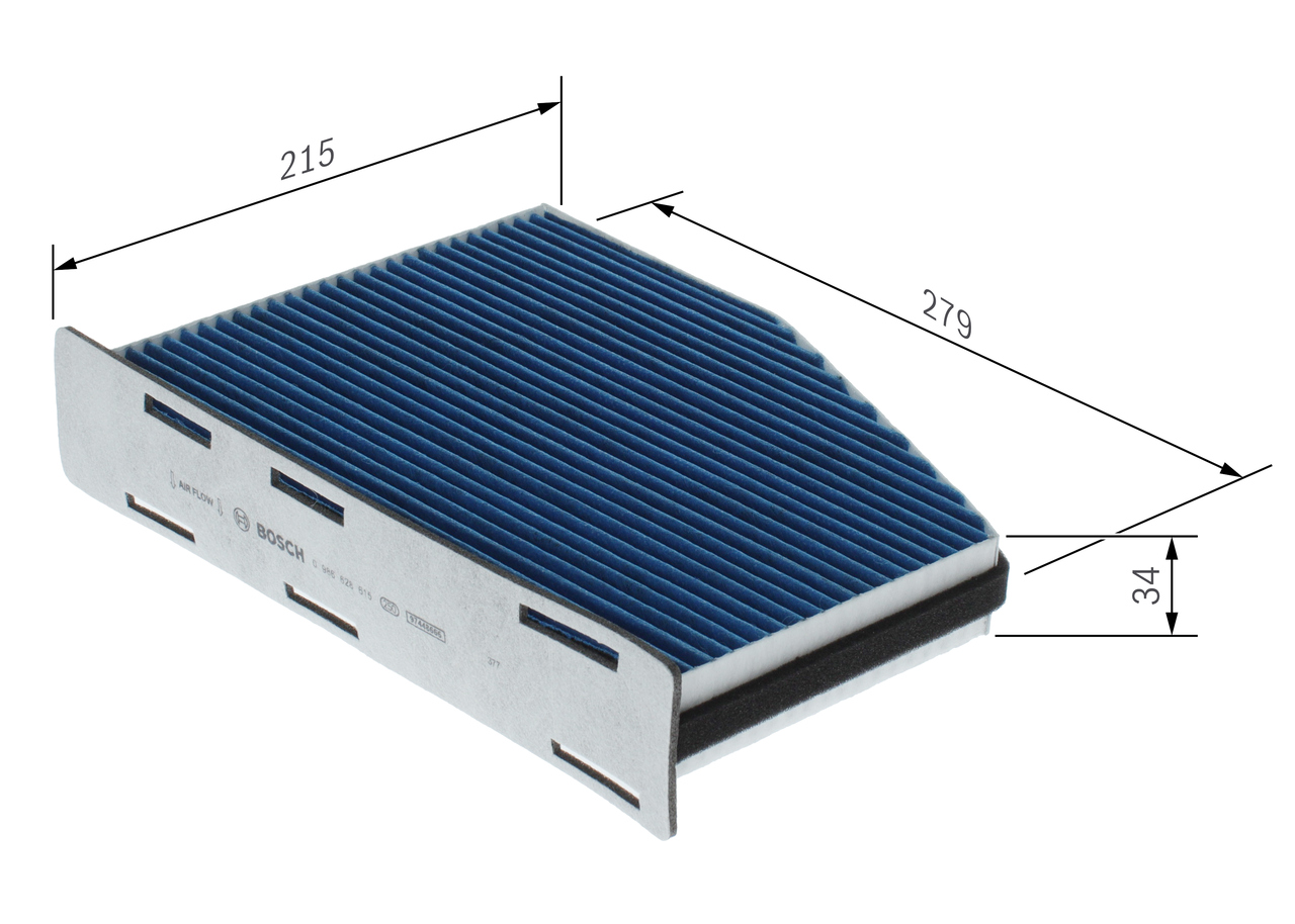 Bosch Interieurfilter 0 986 628 615