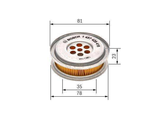 Bosch Hydrauliekfilter 1 457 429 416