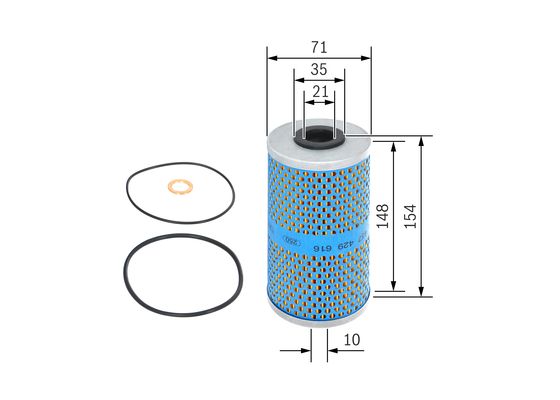 Bosch Oliefilter 1 457 429 616