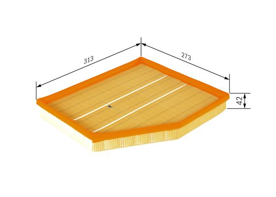 Bosch Luchtfilter 1 457 433 101