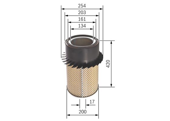 Bosch Luchtfilter 1 457 433 205