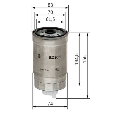 Bosch Brandstoffilter 1 457 434 105