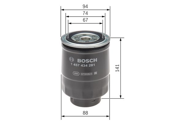 Bosch Brandstoffilter 1 457 434 281