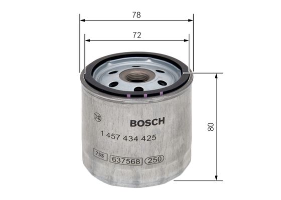 Bosch Brandstoffilter 1 457 434 425