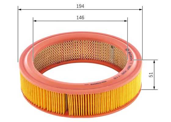 Bosch Luchtfilter 1 987 429 115