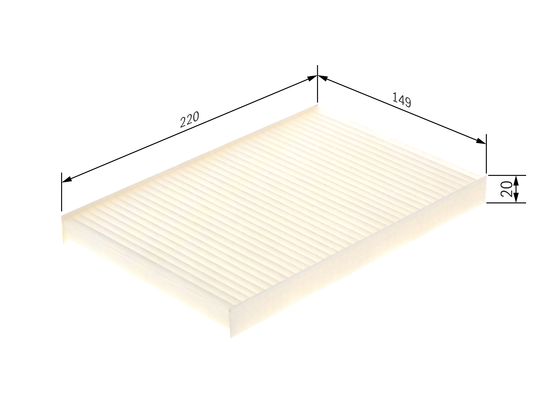 Bosch Interieurfilter 1 987 431 211