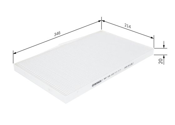 Bosch Interieurfilter 1 987 432 033