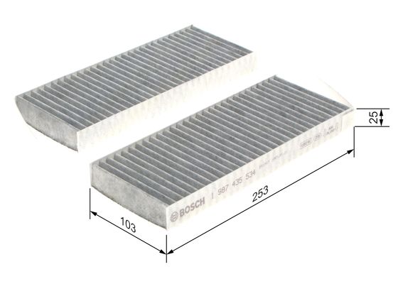 Bosch Interieurfilter 1 987 435 534