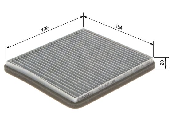 Bosch Interieurfilter 1 987 435 565