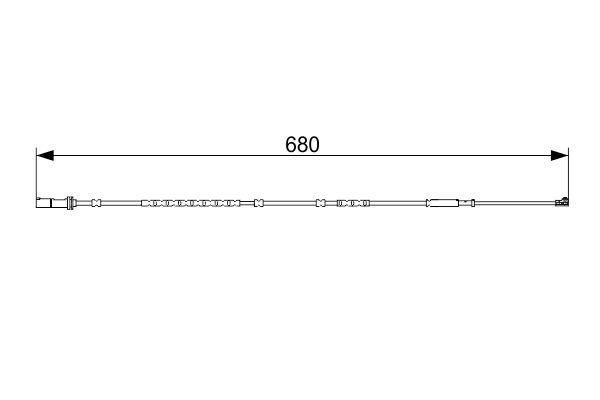 Bosch Slijtage indicator 1 987 473 545