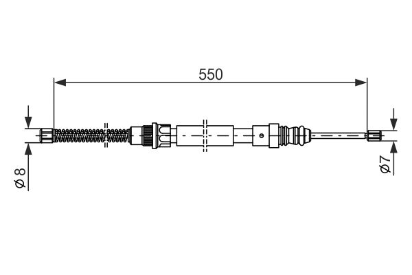 Bosch Handremkabel 1 987 477 147