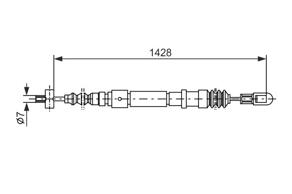 Bosch Handremkabel 1 987 477 353