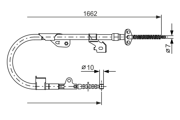 Bosch Handremkabel 1 987 477 535
