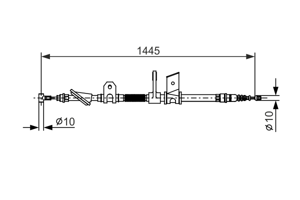 Bosch Handremkabel 1 987 477 623