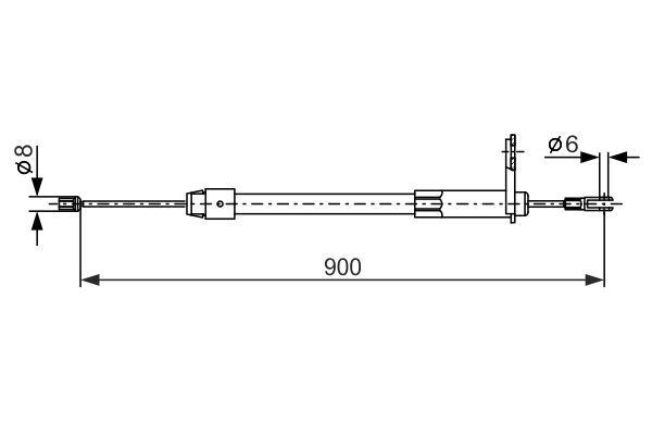 Bosch Handremkabel 1 987 477 847