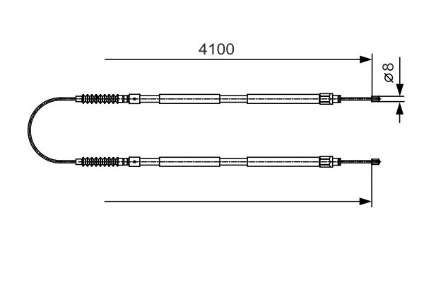 Bosch Handremkabel 1 987 482 005