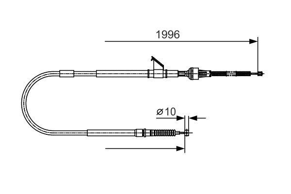 Bosch Handremkabel 1 987 482 068