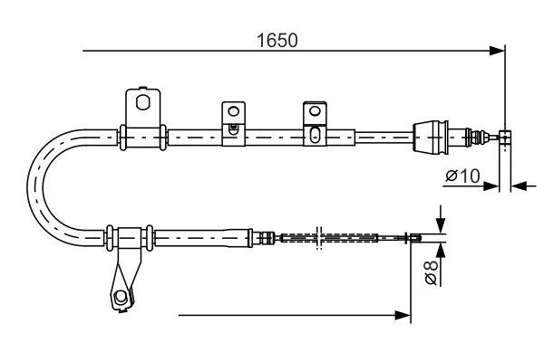 Bosch Handremkabel 1 987 482 074