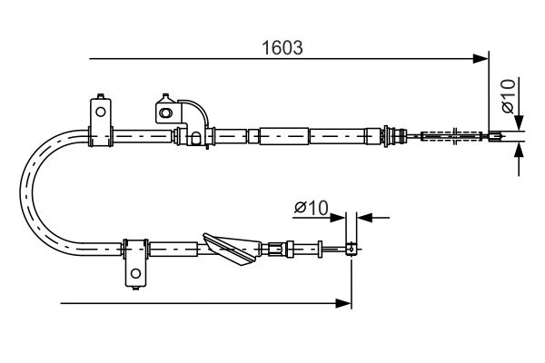 Bosch Handremkabel 1 987 482 080