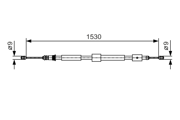 Bosch Handremkabel 1 987 482 114