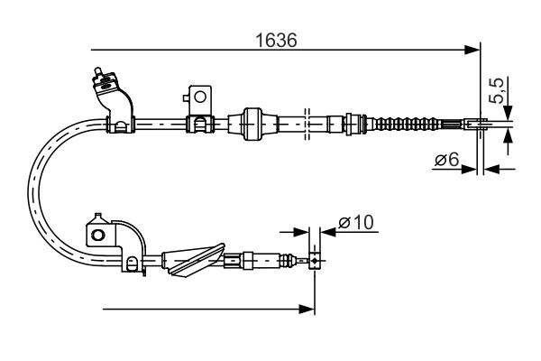 Bosch Handremkabel 1 987 482 120