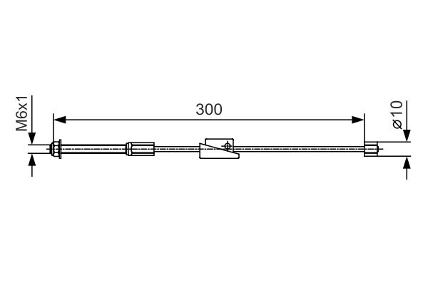 Bosch Handremkabel 1 987 482 132