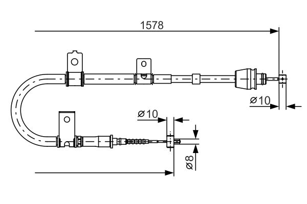 Bosch Handremkabel 1 987 482 167