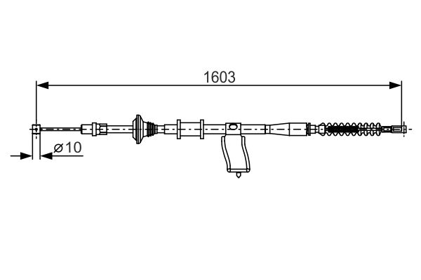 Bosch Handremkabel 1 987 482 174