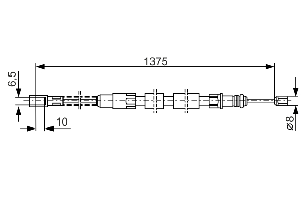 Bosch Handremkabel 1 987 482 216