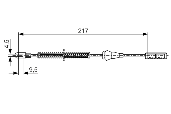 Bosch Handremkabel 1 987 482 251