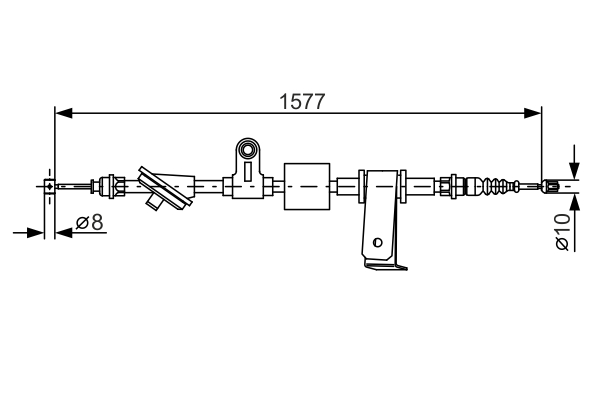 Bosch Handremkabel 1 987 482 286