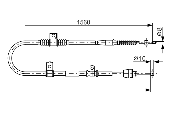 Bosch Handremkabel 1 987 482 360