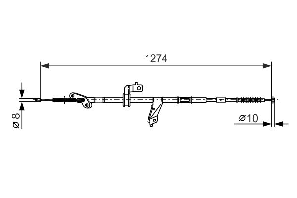 Bosch Handremkabel 1 987 482 366