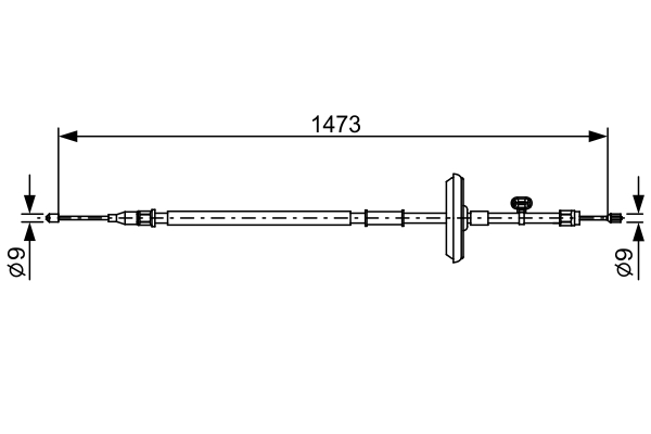 Bosch Handremkabel 1 987 482 505