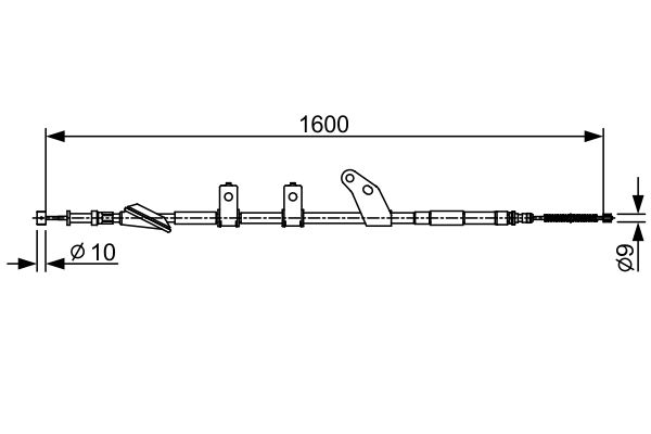 Bosch Handremkabel 1 987 482 574