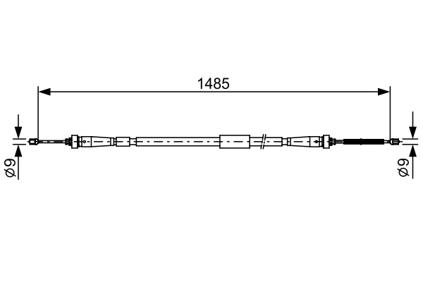 Bosch Handremkabel 1 987 482 637