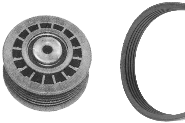 Bosch Poly V-riemen kit 1 987 948 693