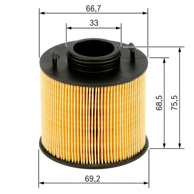 Bosch Ureumfilter F 00B H40 096