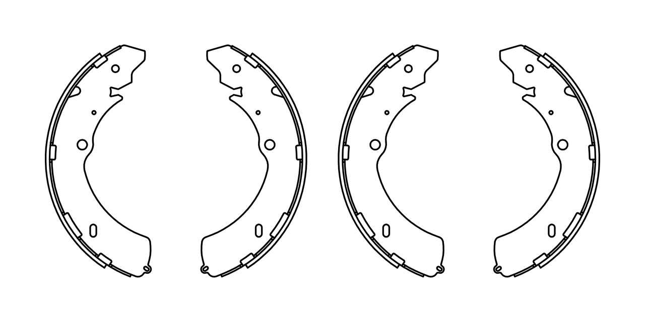 Bosch Remschoen set F 026 008 020