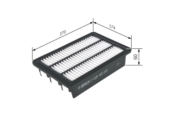 Bosch Luchtfilter F 026 400 091