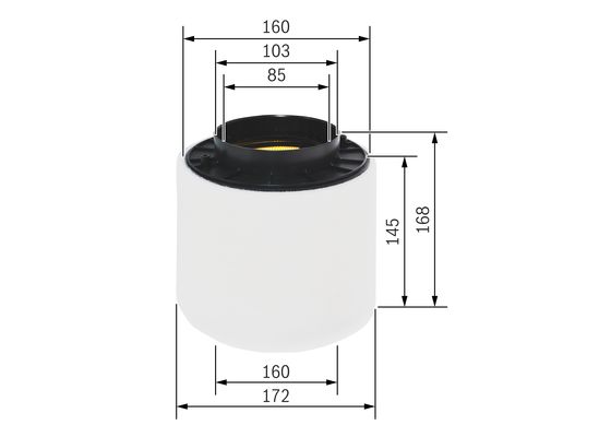Bosch Luchtfilter F 026 400 283