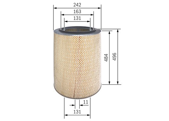 Bosch Luchtfilter F 026 400 487