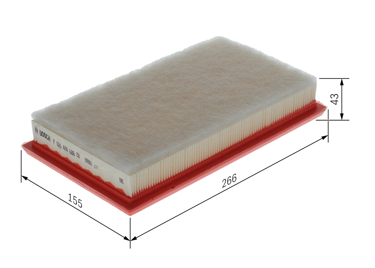 Bosch Luchtfilter F 026 400 686
