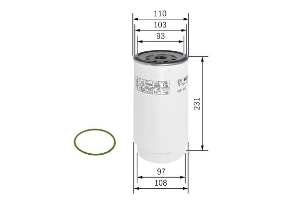 Bosch Brandstoffilter F 026 402 179