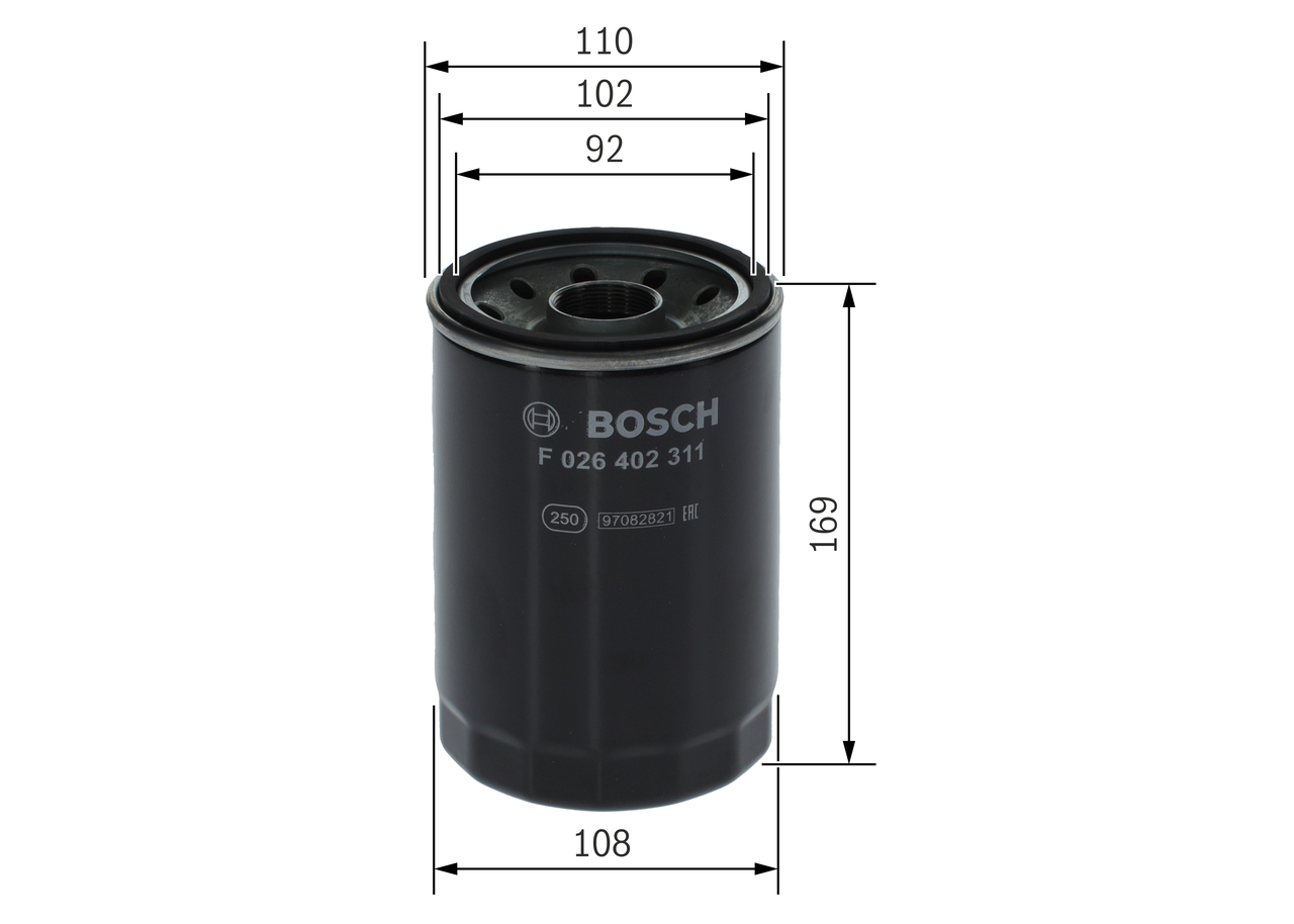 Bosch Brandstoffilter F 026 402 311