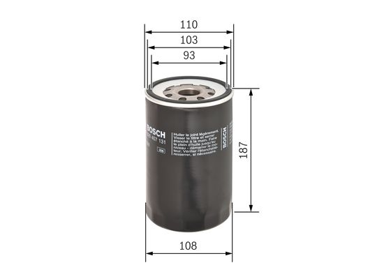 Bosch Oliefilter F 026 407 131