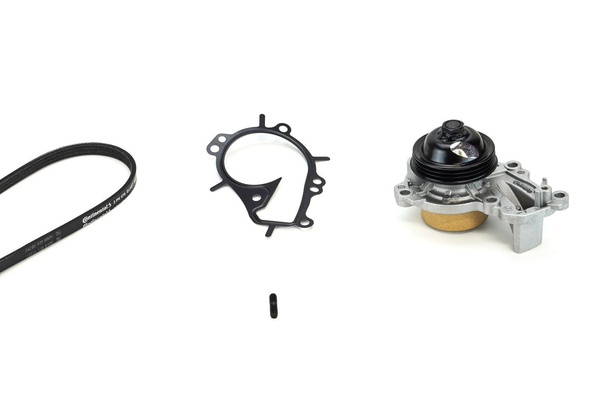 Contitech Poly V-riemen kit inclusief waterpomp 3PK576 ELAST WP1
