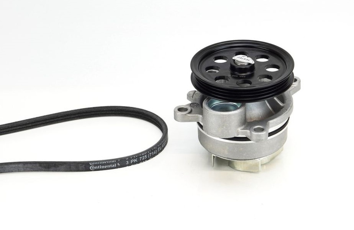 Contitech Poly V-riemen kit inclusief waterpomp 3PK725 ELAST WP1